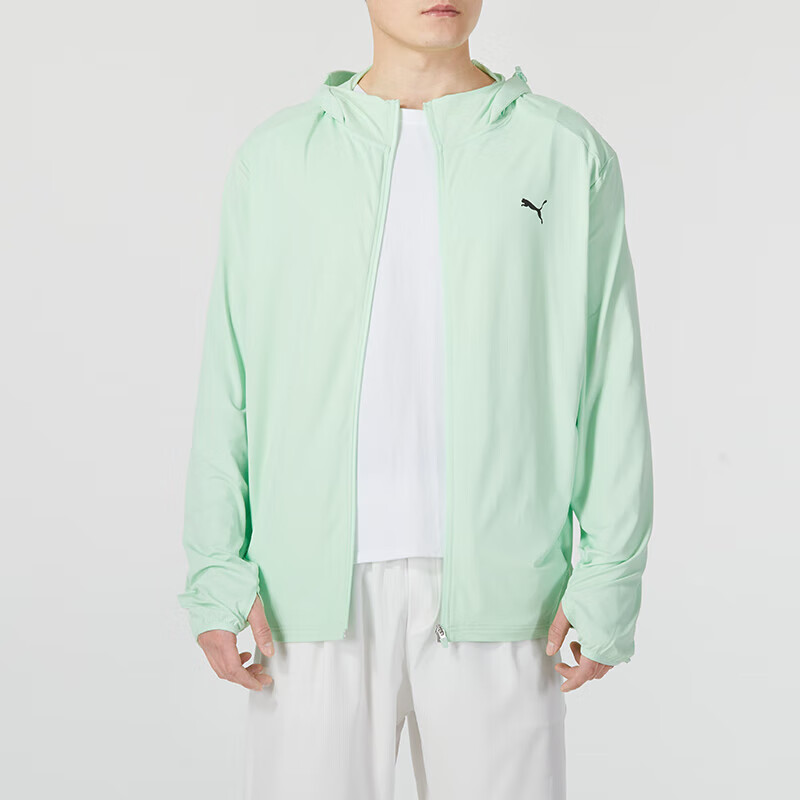 彪马(PUMA)男装女装新款运动服跑步健身训练服户外防风外套夹克衫682912-88 ZP高清大图