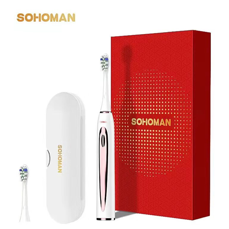 索哈曼SOHOMAN 电动牙刷Y2宝⽯⽩高清大图