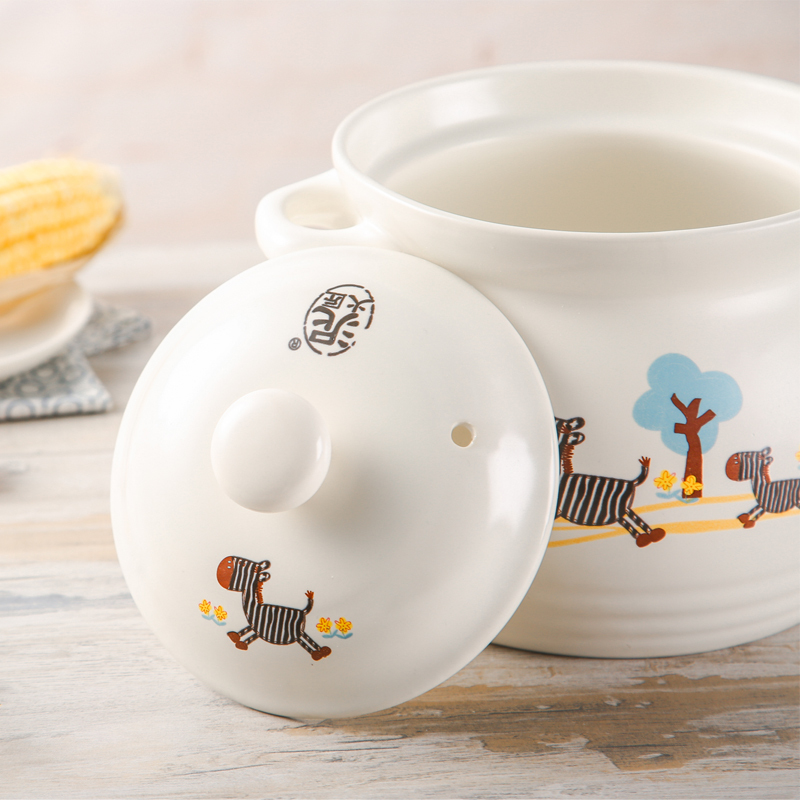 企购优品 泥火匠 汤煲 陶瓷 4600ml 釉中彩耐热砂锅 汤锅炖锅