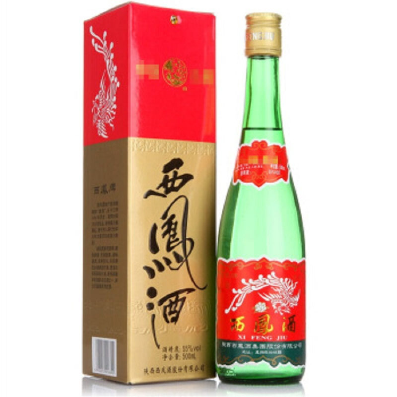 西凤酒 绿瓶盒装 凤香型白酒 55度500ml*6盒
