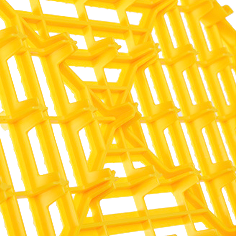 臻远 ZY3121307地格栅塑料拼接地板垫网格垫板 黄色高清大图