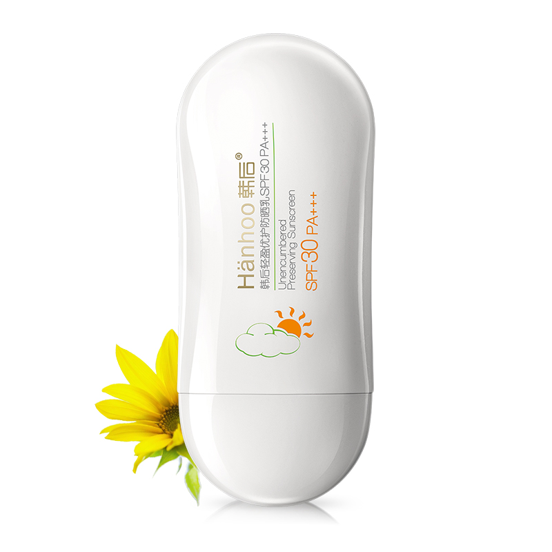 韩后(Hanhoo)轻盈优护防晒乳SPF30 PA+++ 40g防晒霜清爽;保湿补水;滋润营养;防晒隔离;控油平衡高清大图