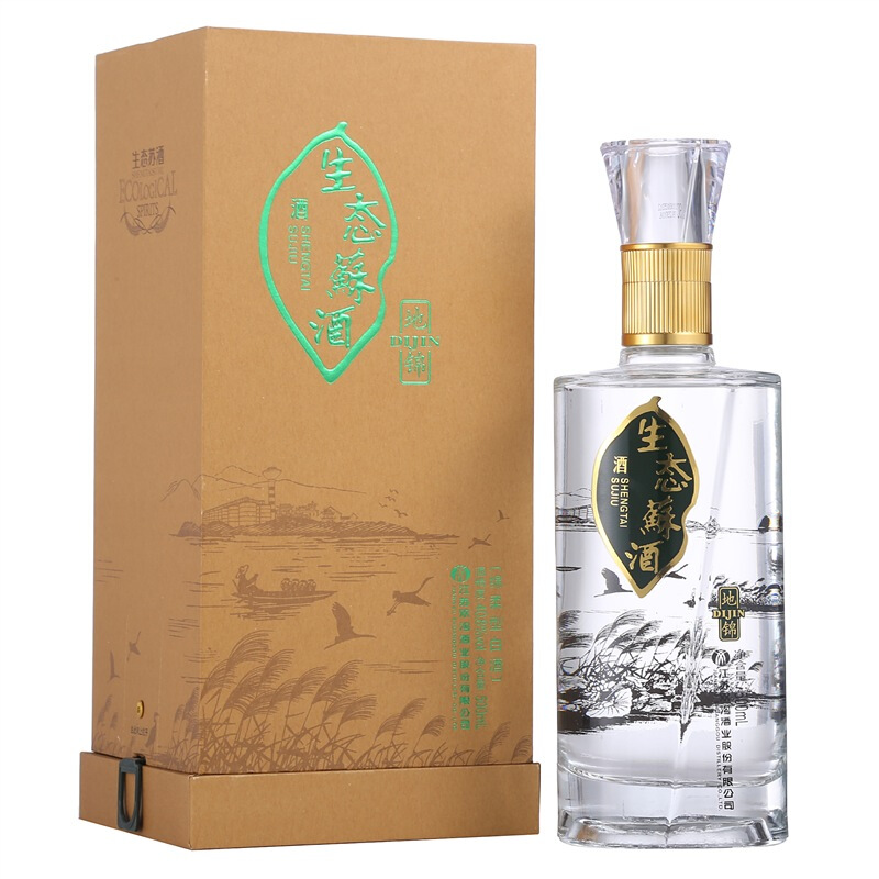 [酒厂直供]双沟 生态苏酒 地锦 40.8度500ml 单瓶装 浓香型白酒 口感绵柔