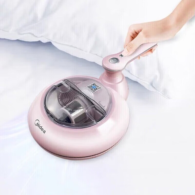美的(Midea)手持除螨仪吸尘器MT3 冰莹粉