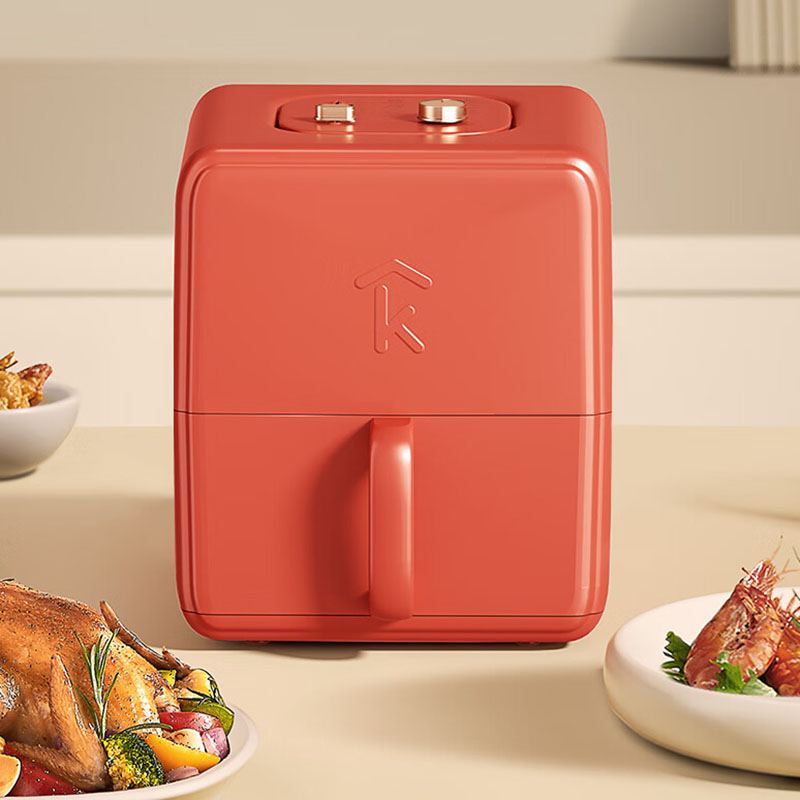 keheal空气炸锅家用5L大容量智能电炸锅CD-AF1 颜色随机