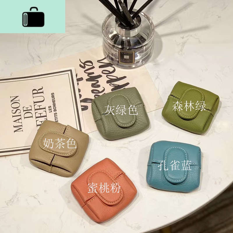 韩国创意零钱包女小2019新款简约学生可爱小清新硬币包耳机线收纳NEW LAKE 孔雀蓝