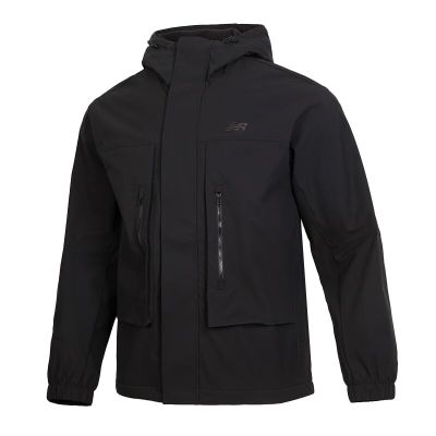 NEW BALANCE NB男女25新款加绒保暖工装夹克外套 AMJ51322-BK XL