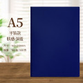 华普思a5笔记本商务作业本子套装会议办公本简约加厚记事本宝石蓝（平装本）软皮