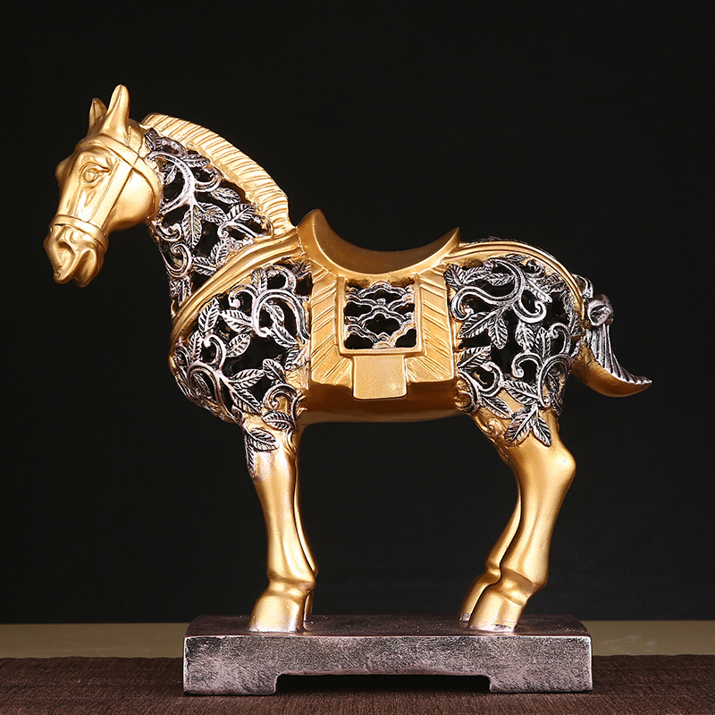 金色 镂空金马【价格 图片 品牌 报价】-苏宁易