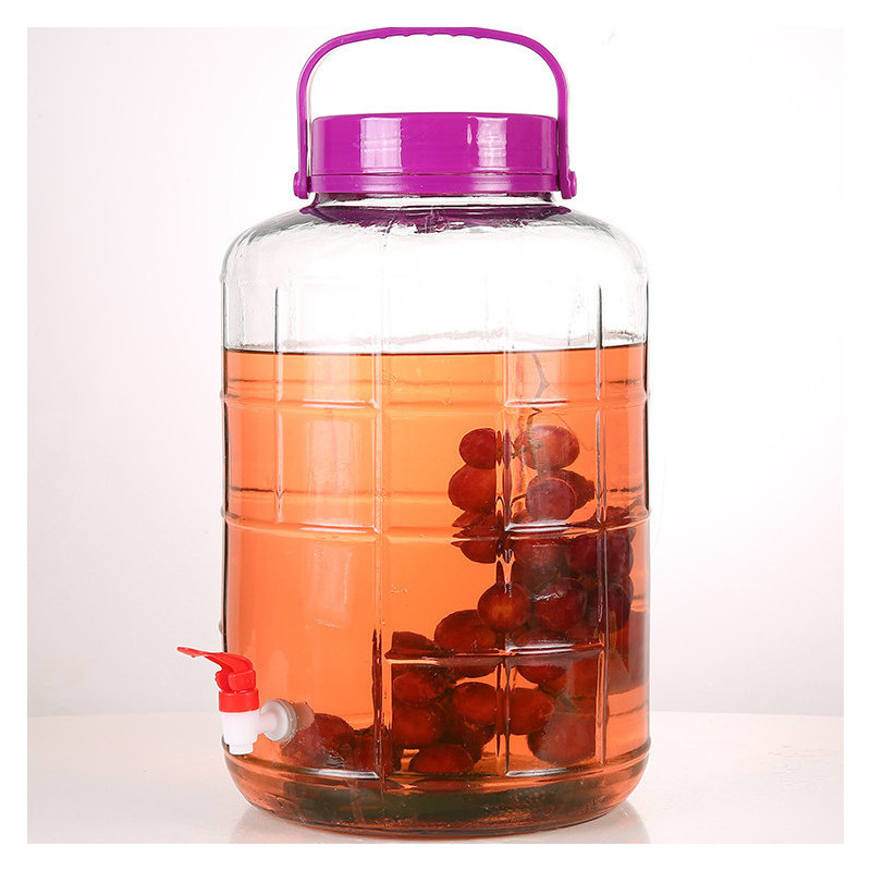 泡酒玻璃瓶家用带龙头密封泡酒瓶加厚腌菜泡菜密封罐泡酒酿酒瓶子