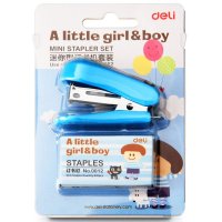 得力（deli）0352 12#订书机套装 （起钉器+订书机+订书钉）混色 单个装
