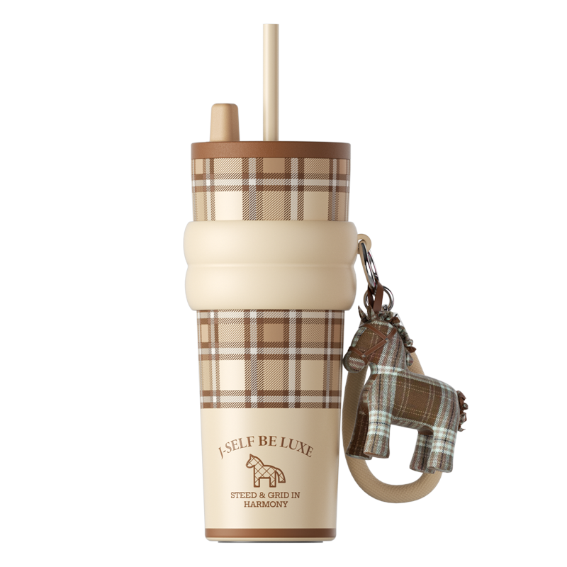 世大家 极光星夜吸管杯(不含帆布袋)710ml陶瓷-骏影庄园(杏)高清大图