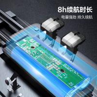 得力(deli) 激光水平仪塑盒单电LD2线 贴墙仪绿光室内外强光自动打线DL4161