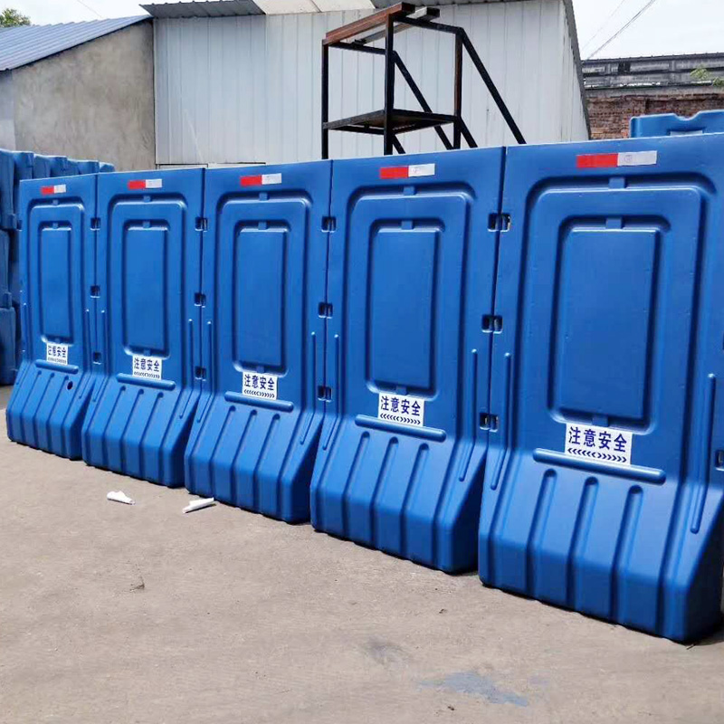 蓝色围挡镂空围挡市政围挡注水围挡塑料水马1.8米围挡*50个 (组)