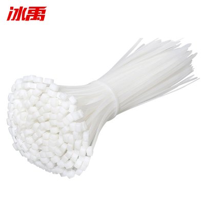 冰禹 SNll-128 自锁式尼龙扎带 理线带 加强塑料绑扎线 5*350MM国标(250条)