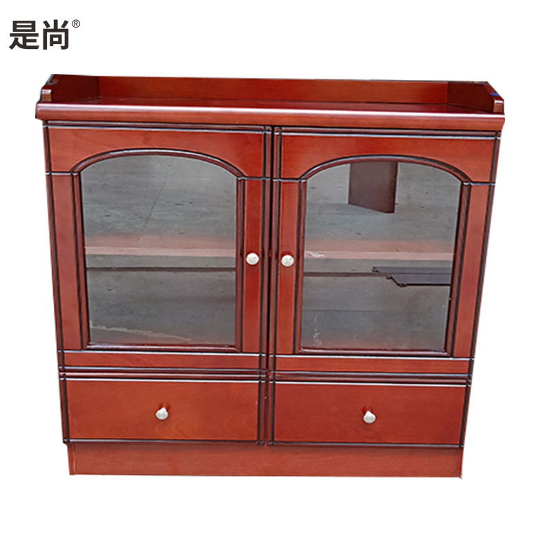 是尚 茶水柜 储物柜 餐边柜 可定制 红棕色