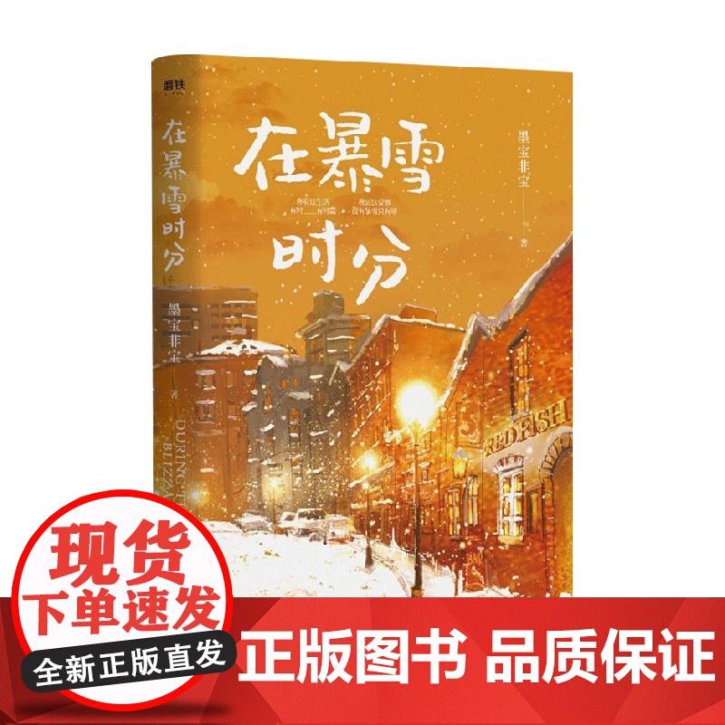 [赠纪念票根+明信片+海报+贴纸]在暴雪时分 墨宝非宝 著 吴磊赵今麦主演同名电视剧原著小说 蜜汁炖鱿鱼作者书籍高清大图