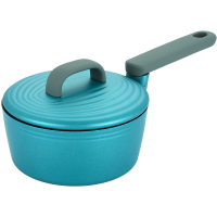 炊大皇(COOKER KING)年轮奶锅(绿色)18CM 泡面锅宝宝婴儿辅食锅18cm多功能小汤锅