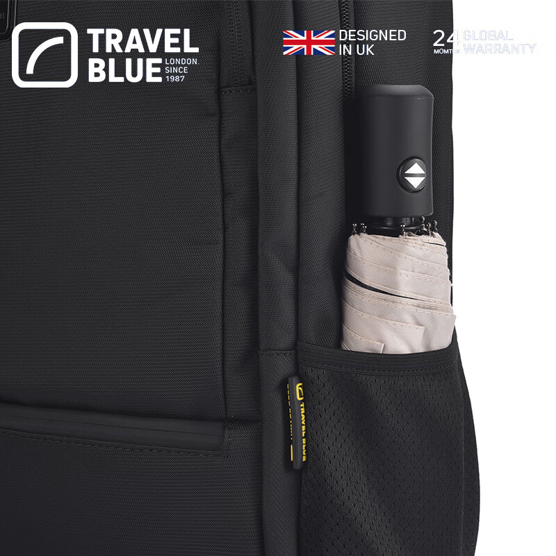 蓝旅(Travel Blue)双肩背包-精英3060黑色高清大图