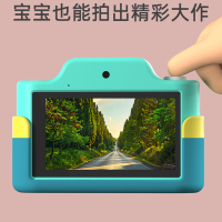 麦巧适(MAQUCC)儿童相机生日节日礼物[3.0触摸屏丨32G卡]圣诞老人4800万像素双摄 仿真玩具