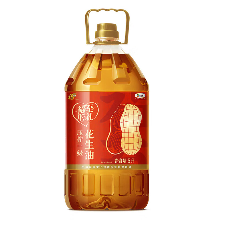福临门 福至心礼花生油5LHC高清大图