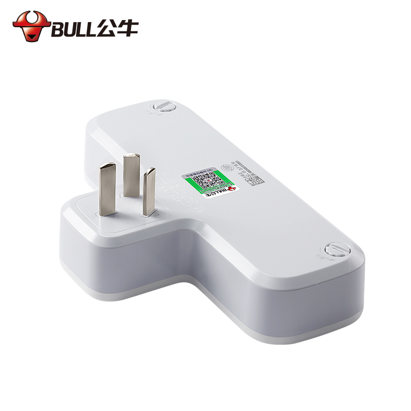 公牛(BULL)GN-9603一转三转换插头3位无开关品字形插座转换插座电源转换器 适用于卧室厨房转换插座高清大图