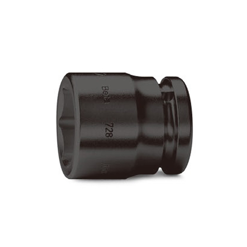 百塔(Beta) 728 28 公制六角风动套筒 黑色 53mm