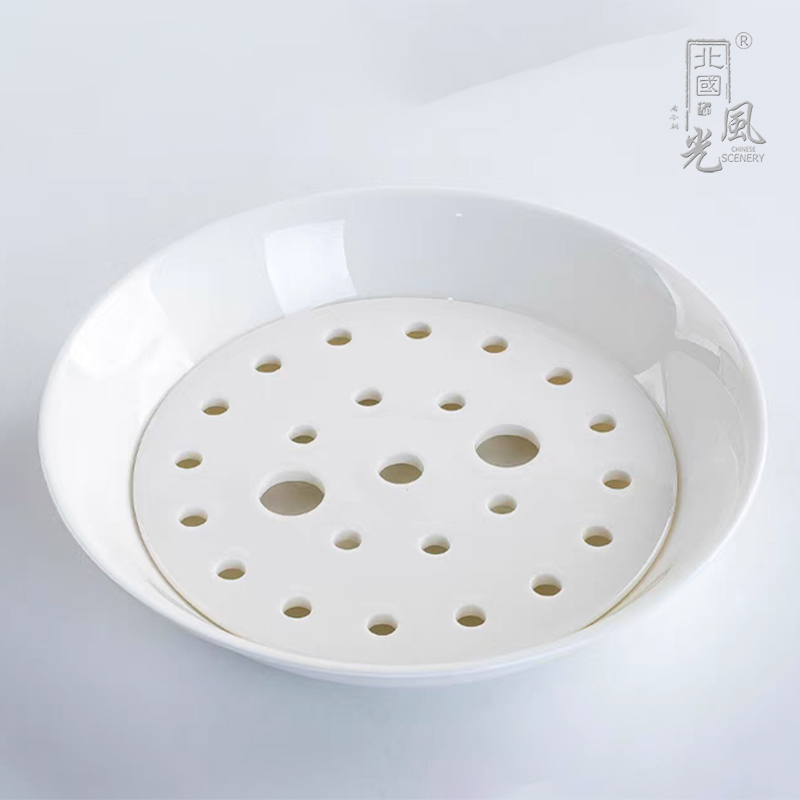 北国风光 骨瓷饺子盘 TS-BC-9英寸 套高清大图