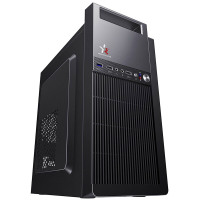 世纪之星 英特尔酷睿i3/4GB高频内存/128GB高速固态 SSD 台式电脑 台式机 电脑主机 组装电脑 DIY组装机 家用办公台式机组装机电脑商务娱乐影音学生网课直播电脑