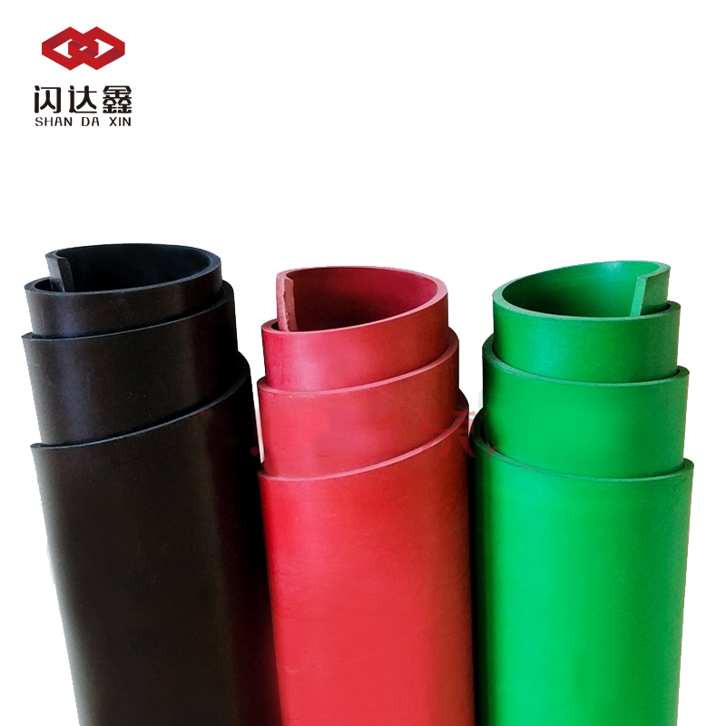 闪达鑫 厚度5mm红色普通橡胶板 50KG /捆高清大图