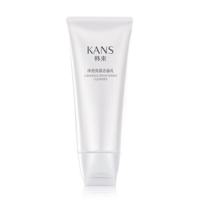 韩束(Kans)净透亮颜洁面乳120ml 清洁毛孔保湿提亮洗面奶 学生男女各种肤质通用