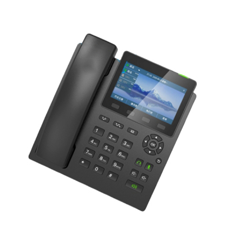 杰储GCHUL LYDHJ210 智能大屏 网络SIP/IP 录音版36000小时 录音电话机(计价单位:台)黑色高清大图