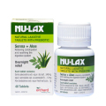 澳洲Nu-lax 芦荟乐康片 便携乐康膏 40粒 1瓶装 天然果蔬膳食纤维 含芦荟益生菌 澳大利亚进口