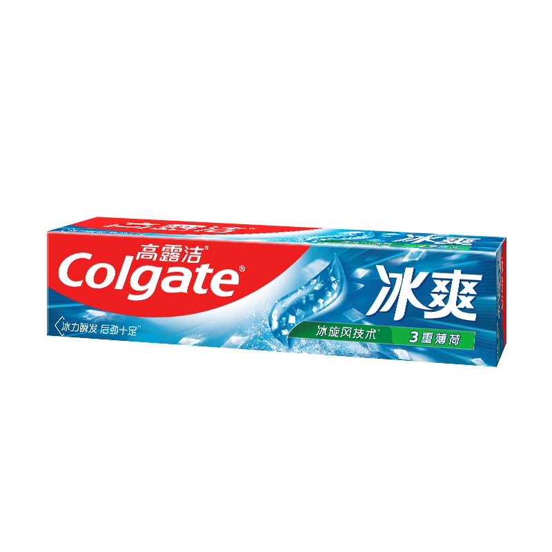高露洁colgate冰爽三重薄荷牙膏120g