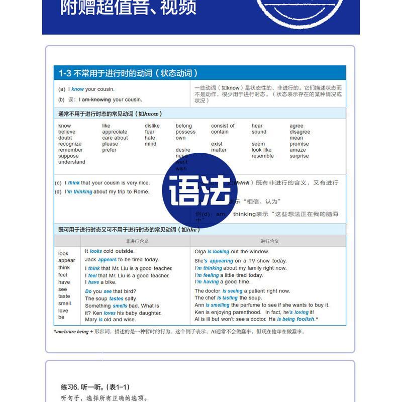 培生高级英语语法上下册+练习册 高中大学生语法专项训练 高考雅思四六级考试 英语语法大全 配新概念3、4 赠原版音频及教