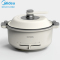 美的(Midea)SOFDERN设计师系列多用途锅多功能电火锅不粘涂层分体智能防干烧家用电煮炒烤一体锅 DY28P401
