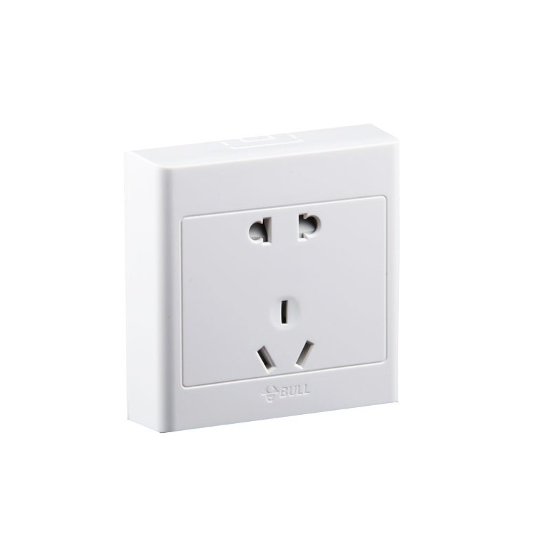 公牛g09z223明装开关插座墙壁面板五孔插座86型电源插座单位个