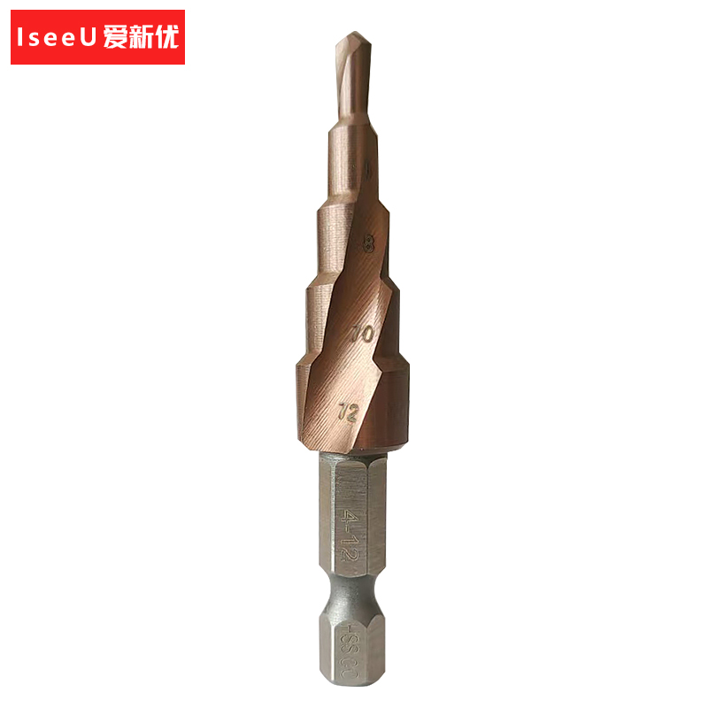 爱新优 M35高钴宝塔钻头 4-12mm,5阶(根)