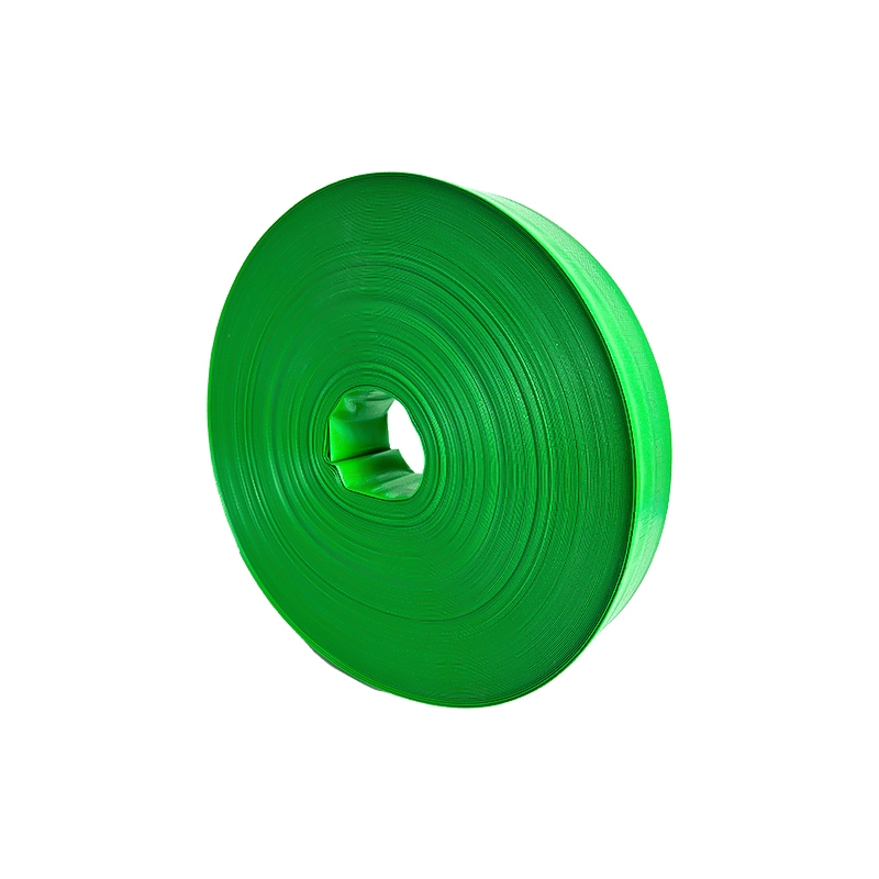 冰将 绿色高分子编织水带 卷高清大图