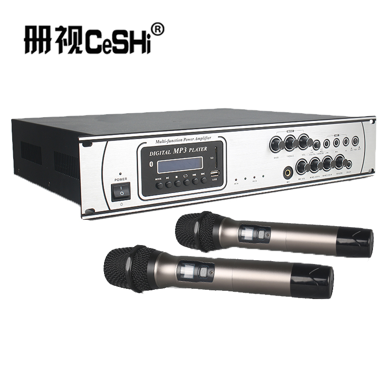 册视监控器材配件功放无线麦克风一体机一拖二KE-6000套高清大图