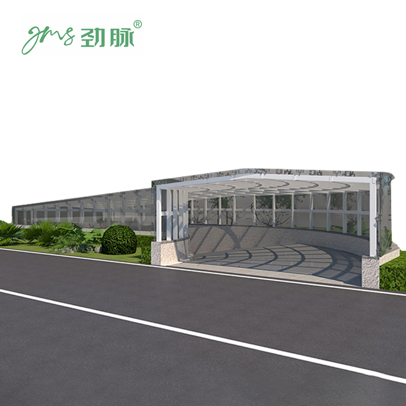 劲脉 阳光板过道棚 定制 平米