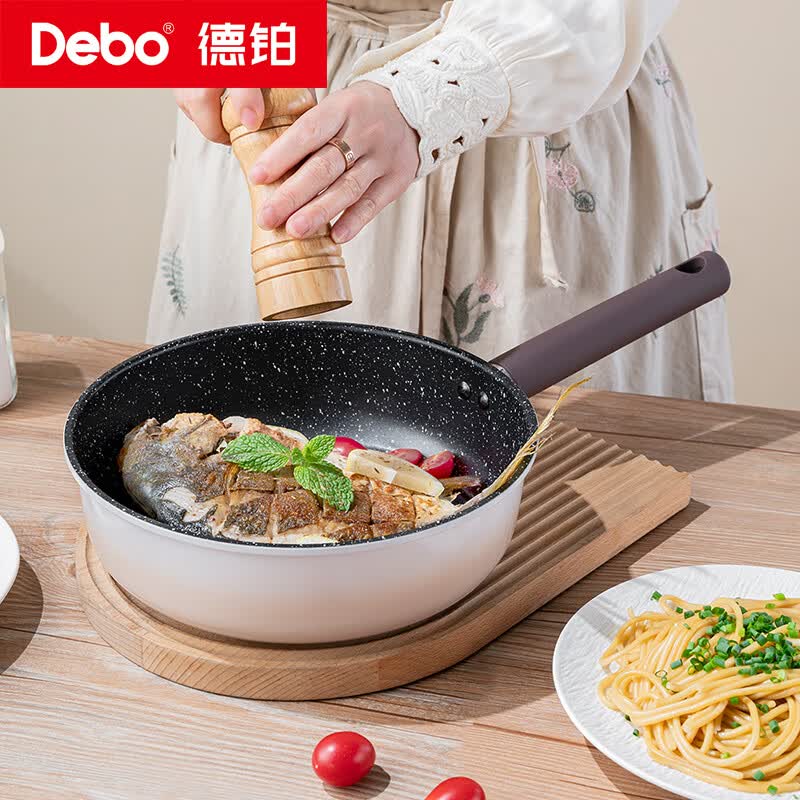(顺丰发货)德铂(Debo)卡布奇诺锅具套装(炒30cm+煎24cm+汤24cm)DEP-949高清大图