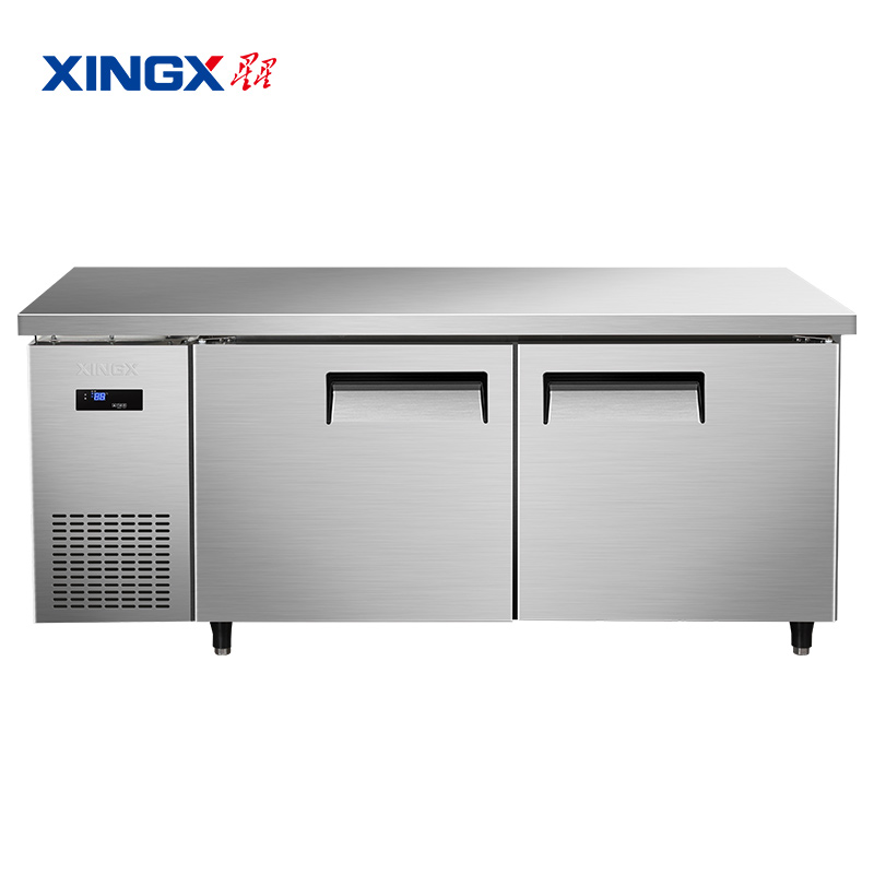 星星KTD-1880G厨房工作台冰柜冷藏工作台水吧台商用平冷卧式冰箱厨房保鲜柜不锈钢冷冻柜奶茶操作台