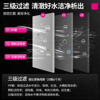 乐创(lecon)HK-6C 直饮机商用开水器鹅颈式电热烧水器 不锈钢开水机[三级过滤]一开五温 35L 380V