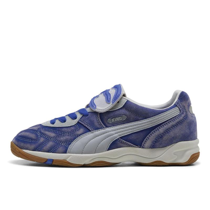 彪马(Puma)男款室内健身鞋综合训练鞋轻便防滑耐磨运动鞋 DART_BLUE-GRAY_FOG 44