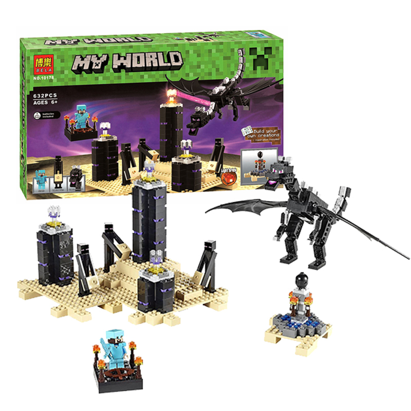 兼容乐高我的世界系列八合一手工盒21116拼装积木玩具box10177八合一