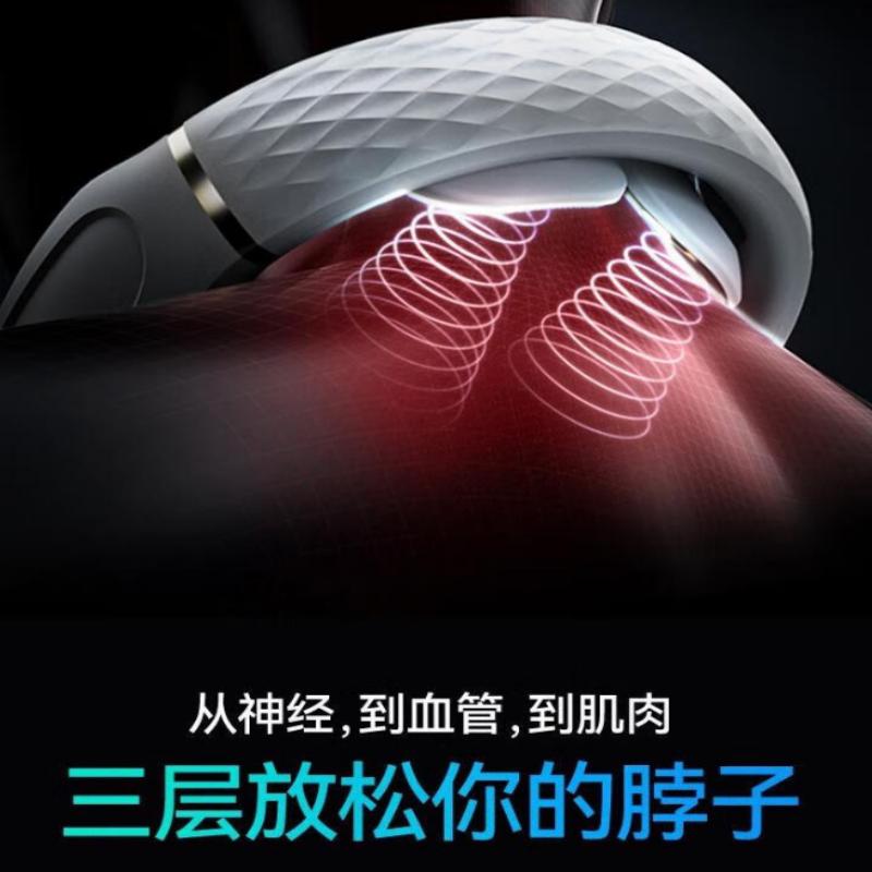 skg颈椎按摩器K3倍护礼盒 护颈部肩颈脖子热敷脉冲按摩仪蓝牙高清大图