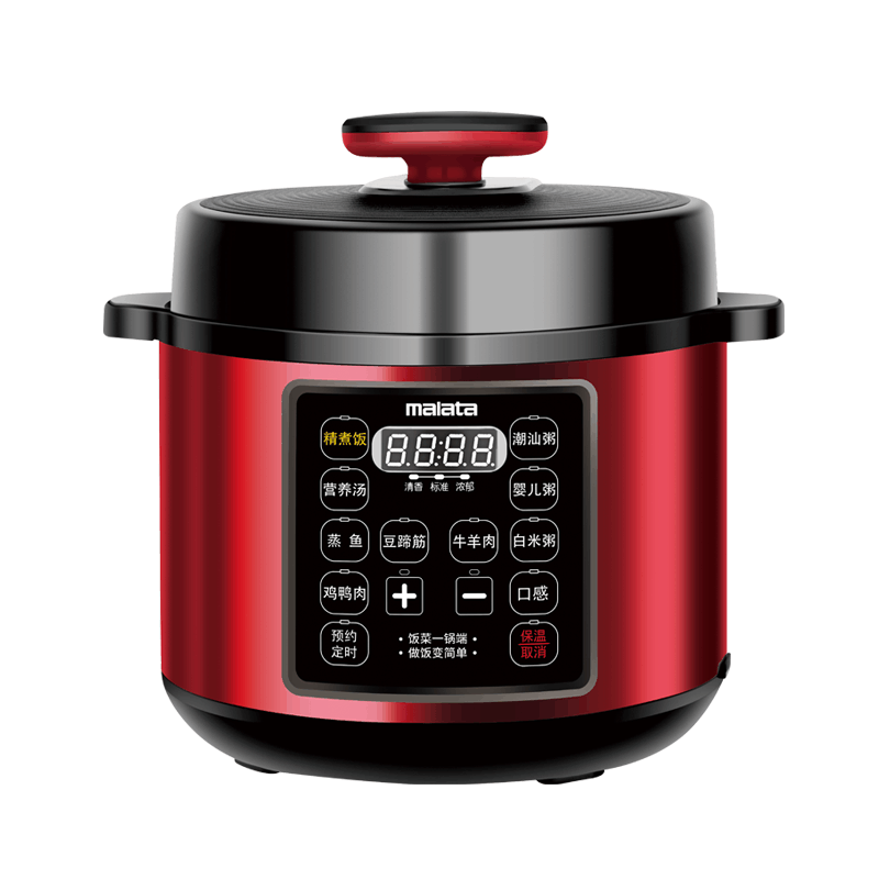 万利达malata-多功能电高压力锅5升大容量10大功能菜单蒸煮焖炖可预约定时 电压力锅DX-24D50A11-08!图片