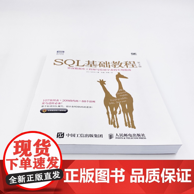 [正版书籍] SQL基础教程 第2二版 SQL基础教程数据库编程 SQL菜鸟进阶 sql语言数据库基础教程书籍sql数高清大图