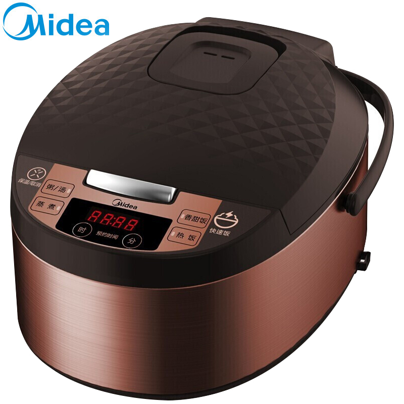美的(Midea)电饭煲FS5073A-SN 5升 底盘加热 家用多功能 智能预约
